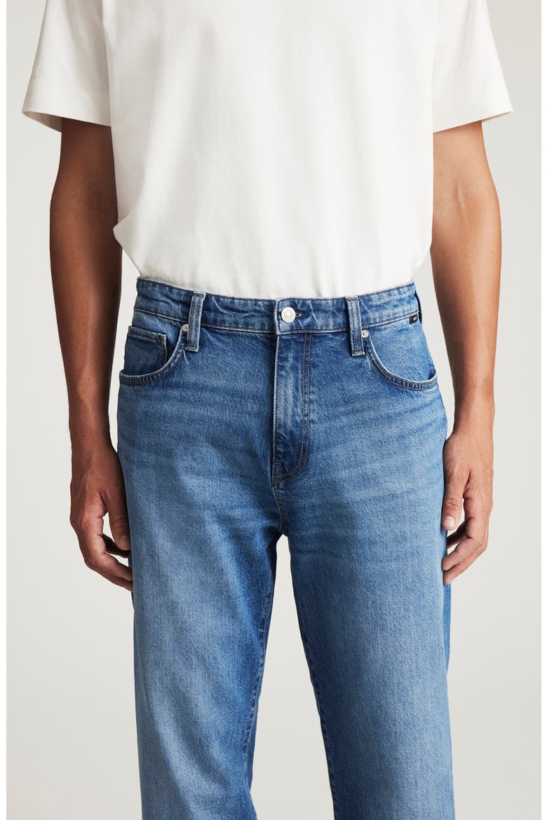 Marcel Relaxed Straight Leg Jeans, Alternate, color, MID BRUSHED CLASSIC