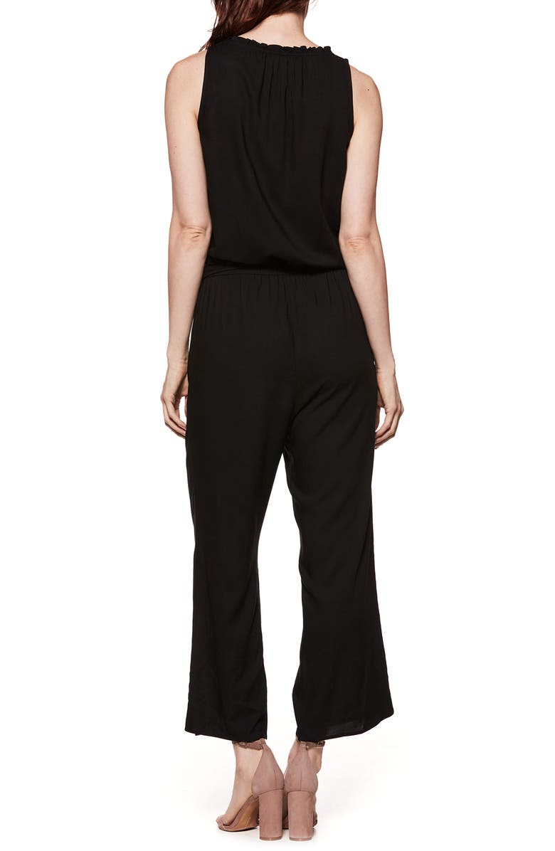 PAIGE Paletta Ruffle Neck Jumpsuit, Alternate, color, 