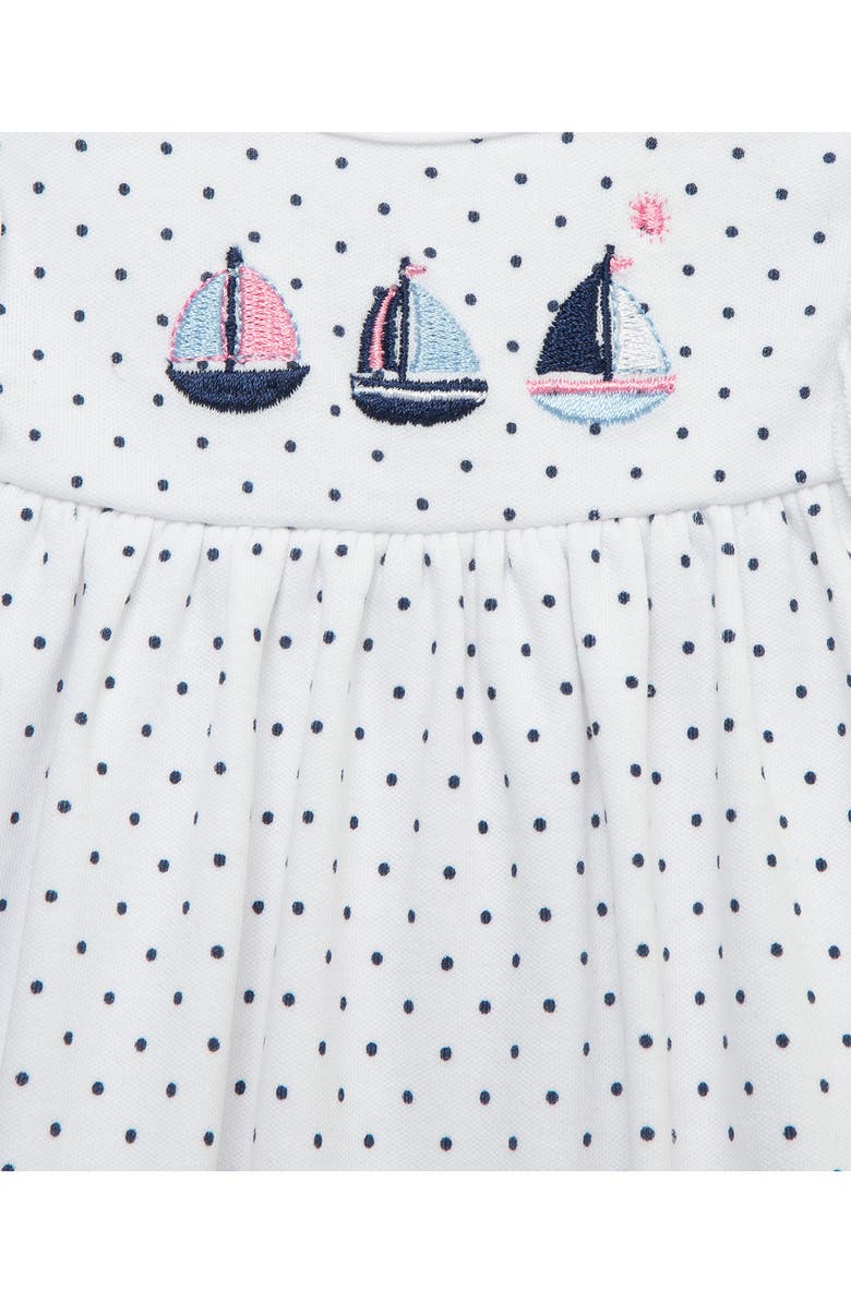 Little Me 2-Pack Sailboat Coverall, Alternate, color,