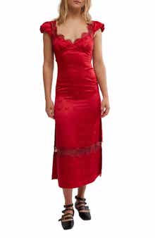 Free People Foolish Heart Midi Dress