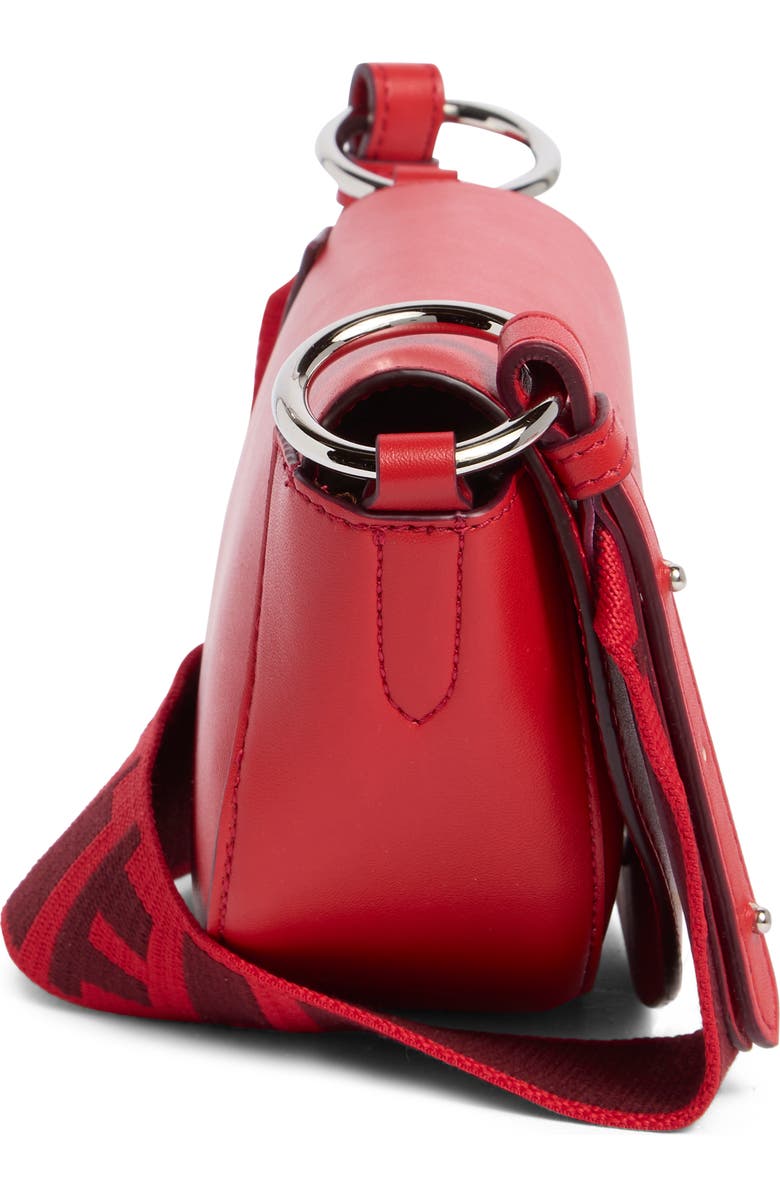 Stella McCartney Perforated Logo Flap Shoulder Bag, Alternate, color,