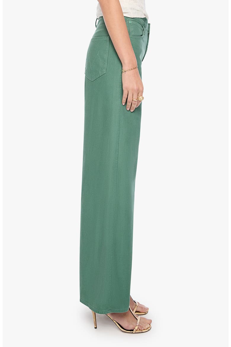 The Ditcher Roller Zip Skimp High Waist Wide Leg Jeans, Alternate, color, DARK IVY