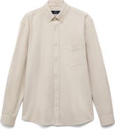 MANGO Regular Fit Button Down Shirt