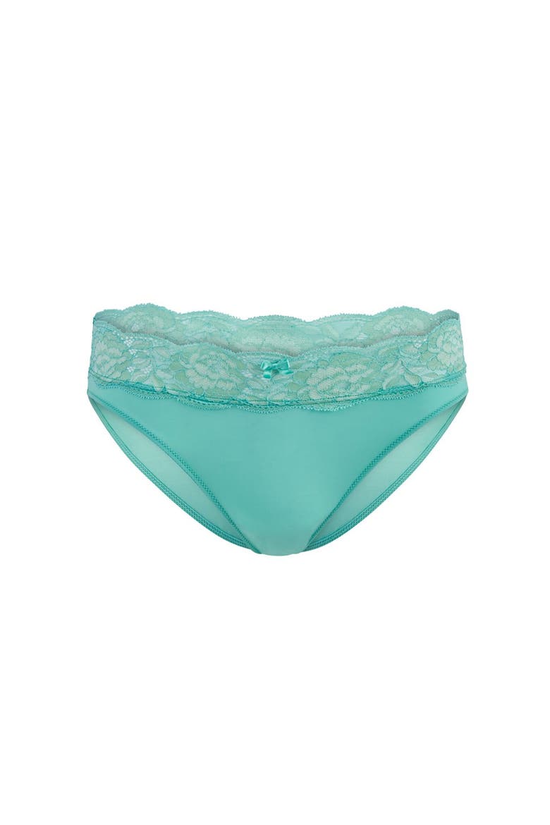 Jaya Bikini Panties, Alternate, color, Medium green