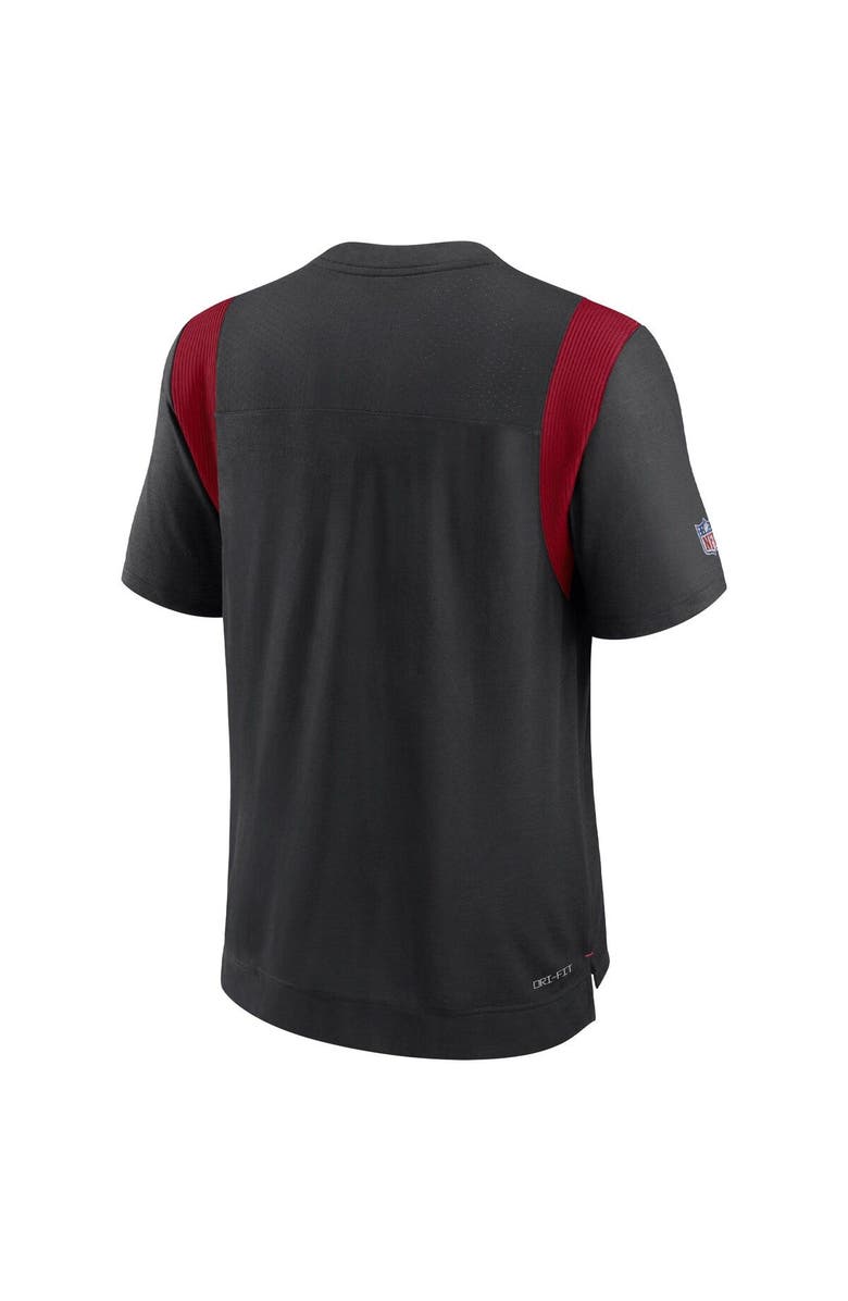 Nike Men's Nike Black San Francisco 49ers Sideline Tonal Logo Performance Player T-Shirt, Alternate, color, Black