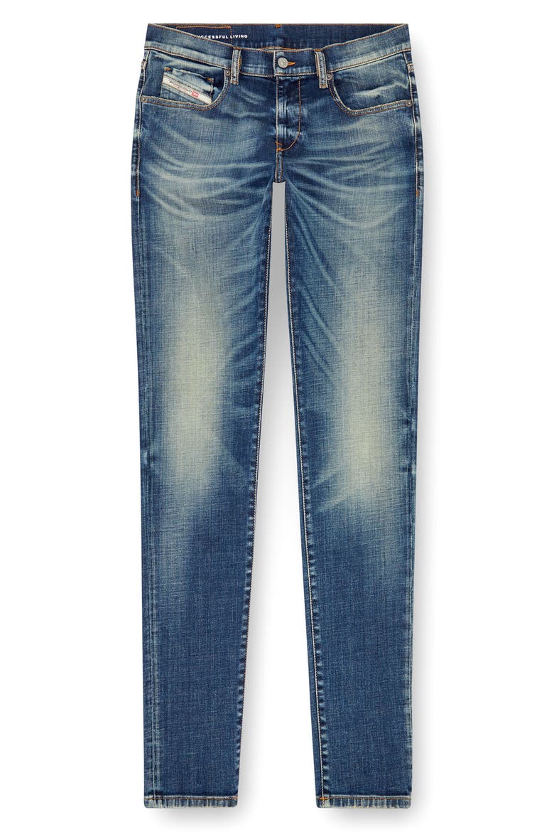 2019 D-Strukt Slim Fit Jeans, Alternate, color, DENIM