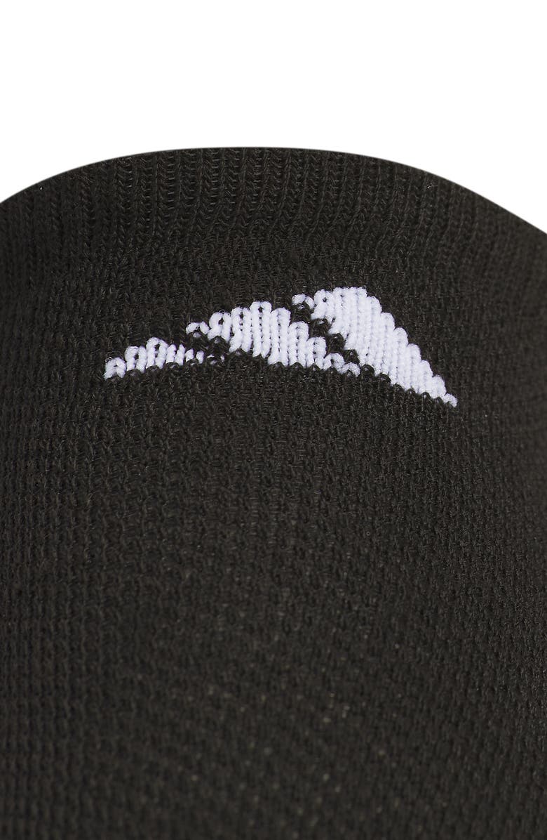 adidas Kids' Athletic Cushioned No Show Socks - Pack of 6, Alternate, color, Black/ Onix Grey/ White