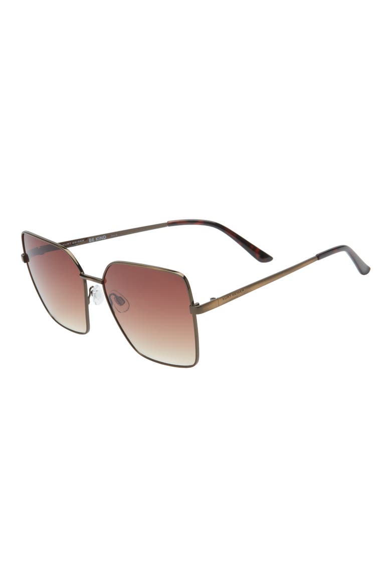 61mm Square Sunglasses, Alternate, color, ANTIQUE GOLD