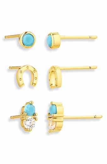 Pack of 3 Assorted Stud Earrings
