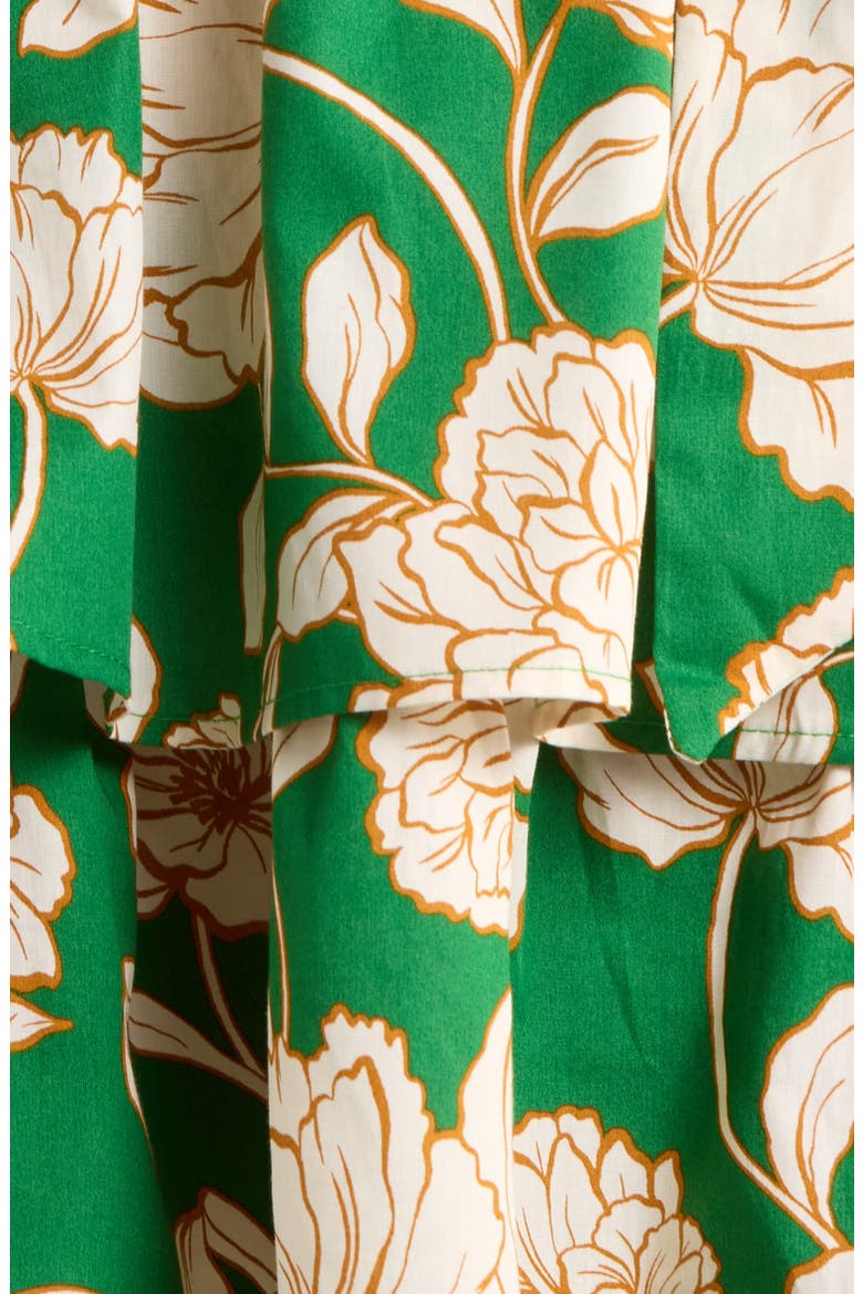Lucena Floral Print One-Shoulder Minidress, Alternate, color, GREEN-MULTI
