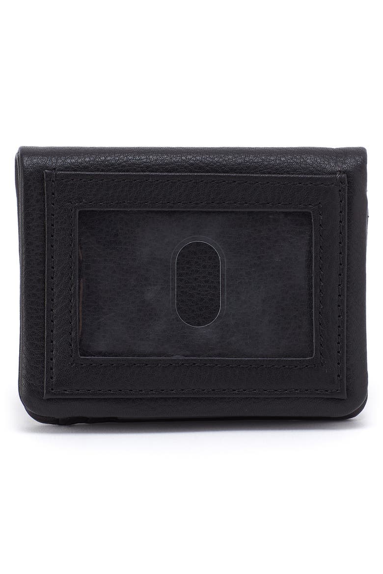 Lumen Leather Mini Wallet, Alternate, color, BLACK