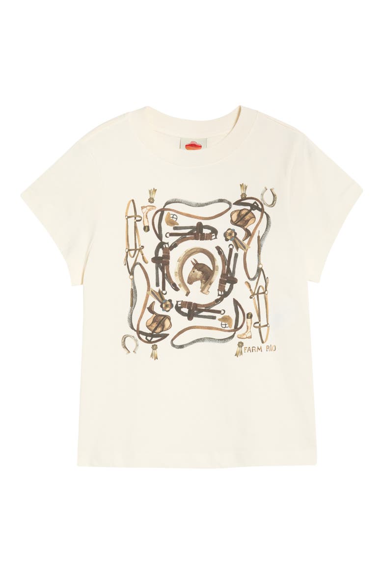 Equestrian Graphic T-Shirt, Alternate, color, OFF-WHITE