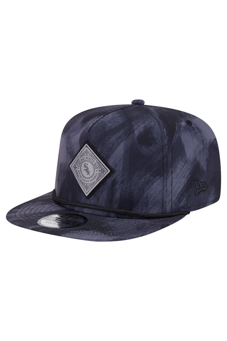 Men's New Era Navy Chicago White Sox Printed Golfer Snapback Hat, Main, color, Navy