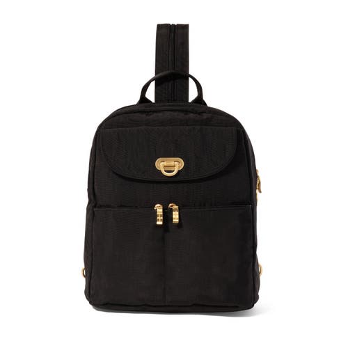 Baggallini Coastal Flip Lock Day Pack In Multi