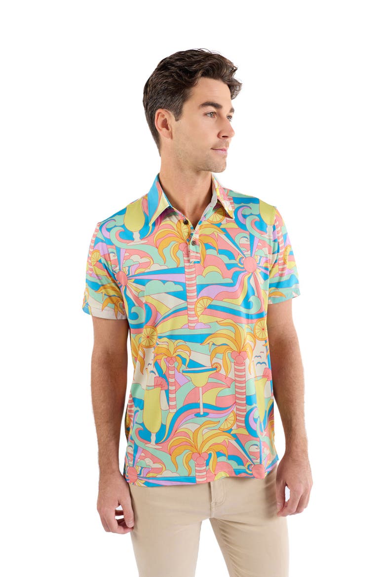 The Paradiso - Golf Shirt, Alternate, color, Yellow
