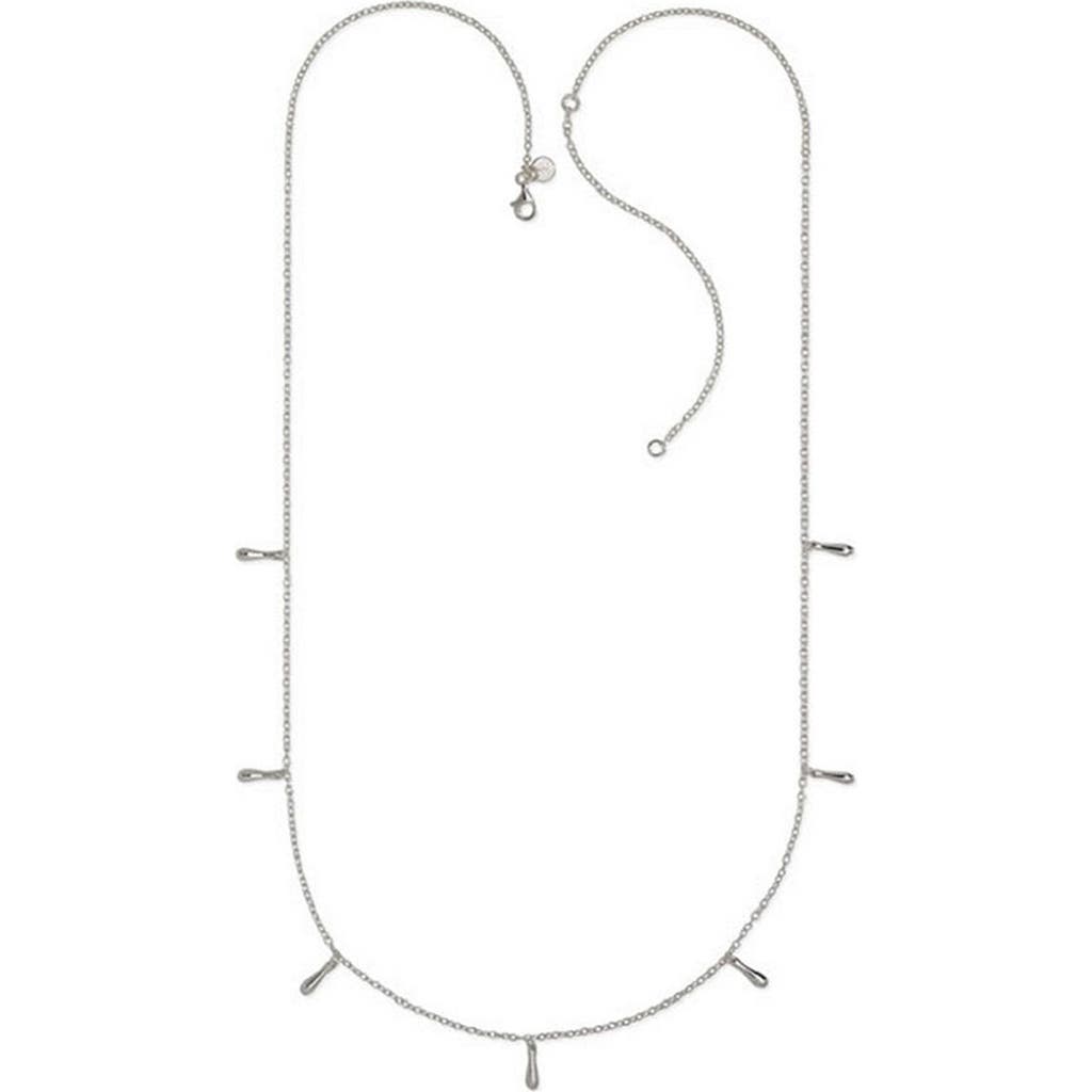 Lucy Quartermaine 7 Drip necklace 28" or 32" in Sterling Silver  product