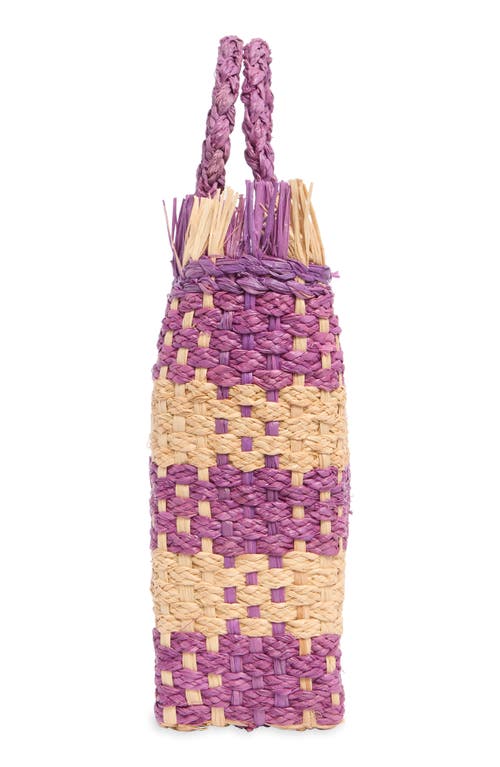 L*space Lspace Charlie Stripe Woven Straw Bag