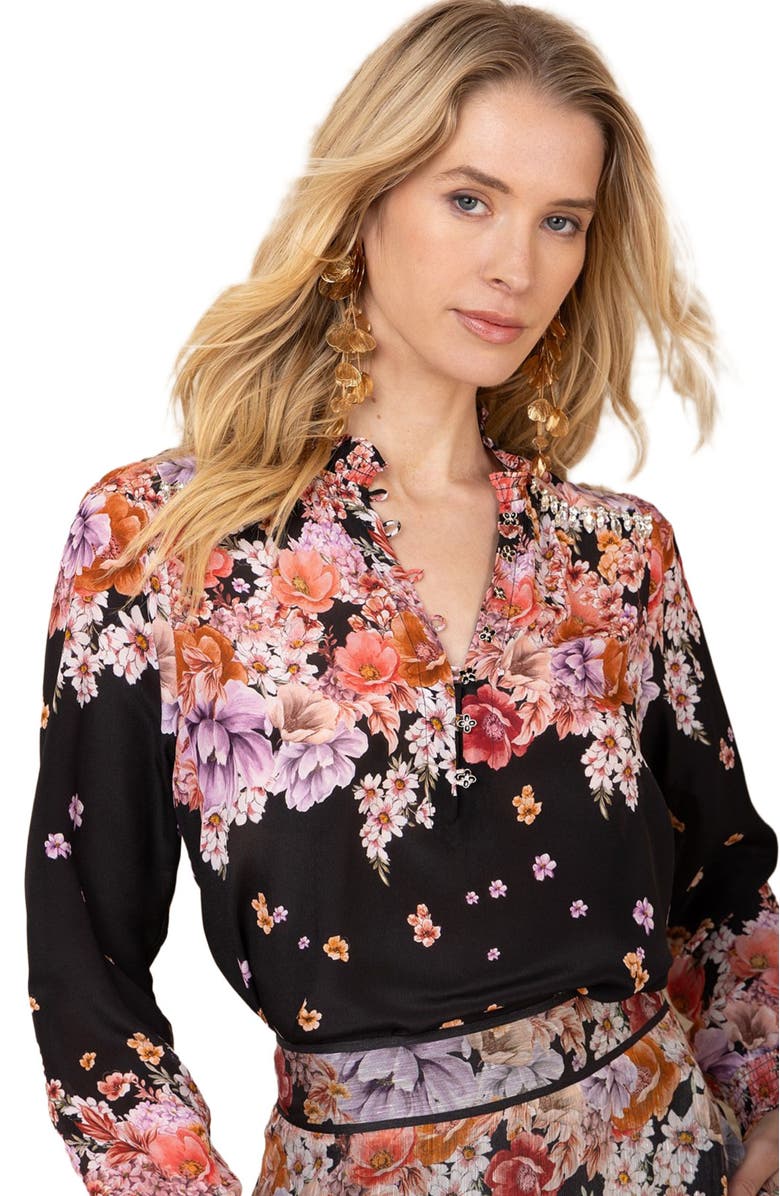 Hale Bob Marlowe Silk Top, Alternate, color, 
