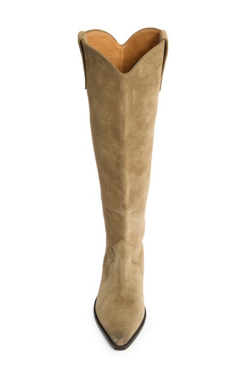 Isabel Marant Denvee Tall Western Boot In Brown