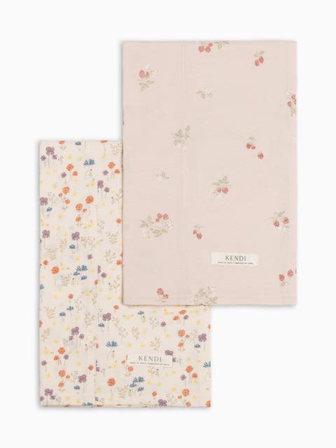 Organic 2-Pack Burp Cloth Set