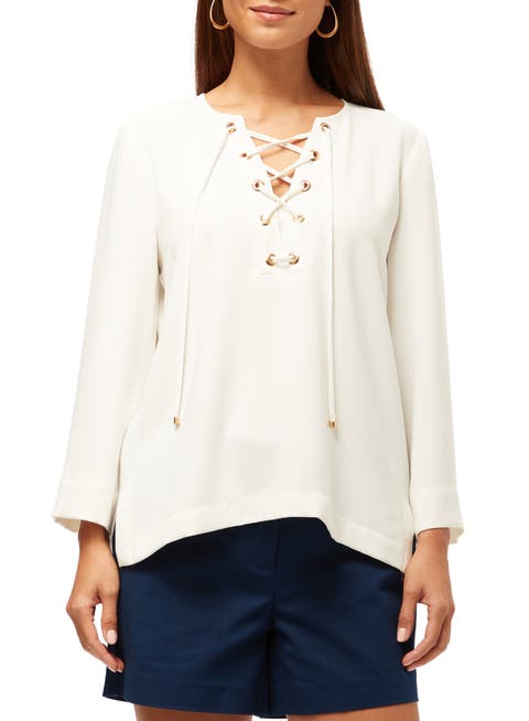 Catamaran Lace Up Top