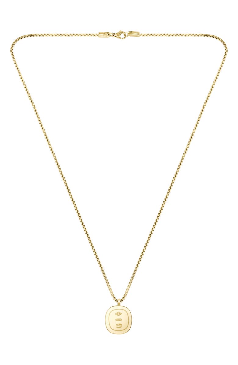 Lacoste Men's Vigor Pendant Necklace, Alternate, color, Gold