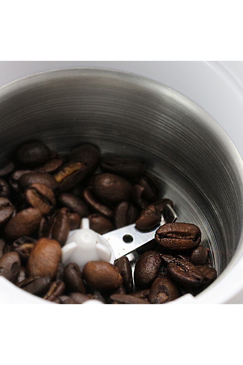 150-Watt Coffee Grinder, White, Alternate, color, White