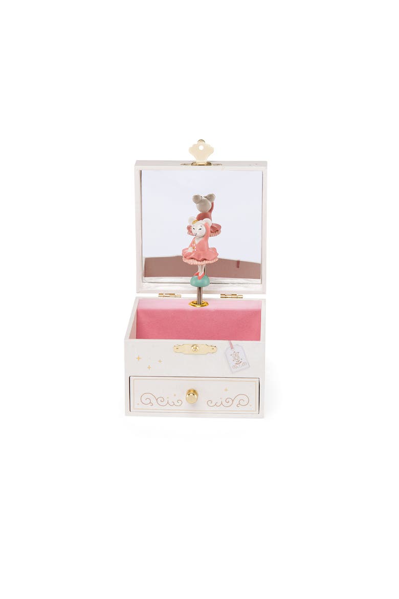 Dancing Mouse Musical Jewelry Box, Alternate, color, OFF WHITE