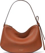 Kate Spade New York large loop pebble leather shoulder bag
