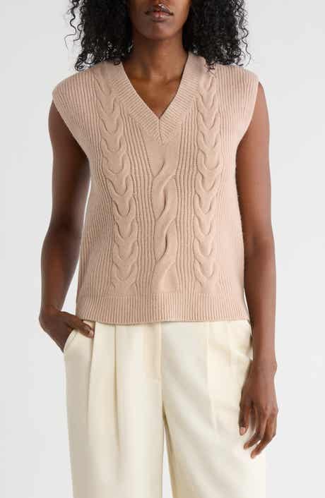CYRUS Cable Knit Sweater Vest