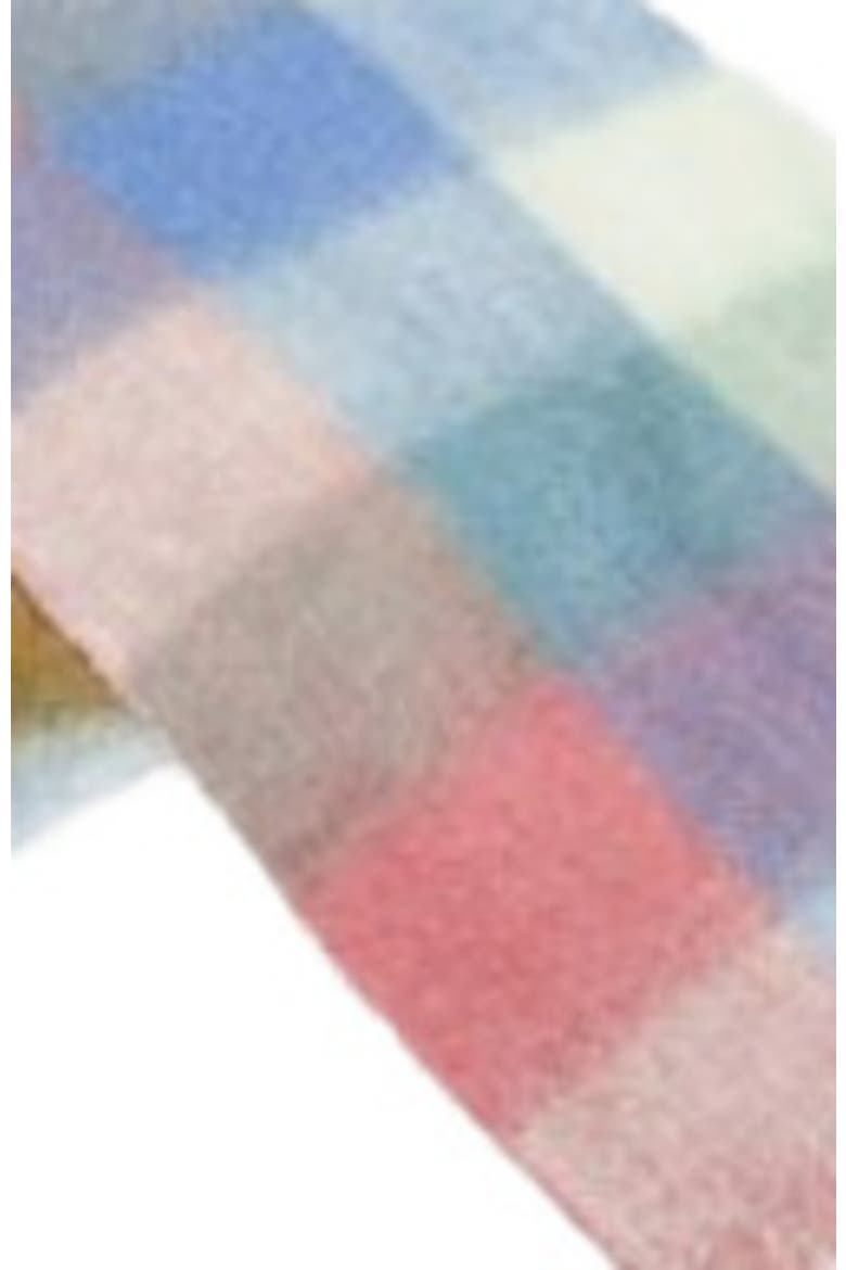 Vail Checkered Scarf, Alternate, color, Pink