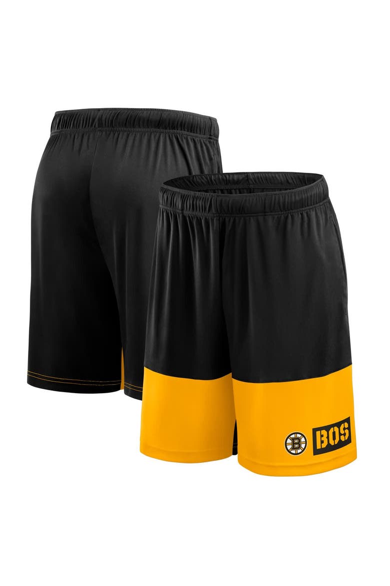 Men's Logo Athletic Black Boston Bruins Best of the Best Shorts, Main, color, Black