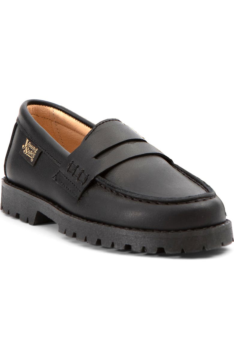 Young Soles Nicki Kids Loafer, Main, color, Black