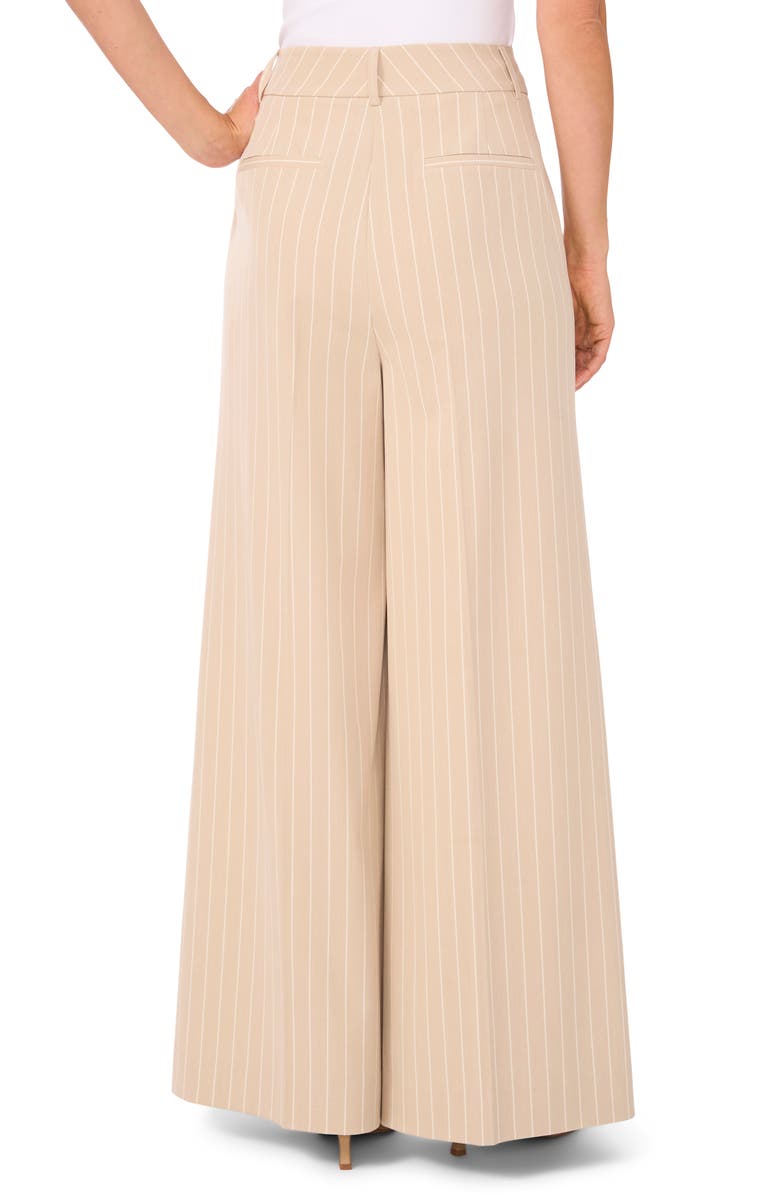 Halogen<sup>®</sup> Pinstripe Wide Leg Pants, Alternate, color, Oxford Tan