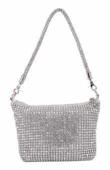 BERNESS Rhinestone Shoulder Bag