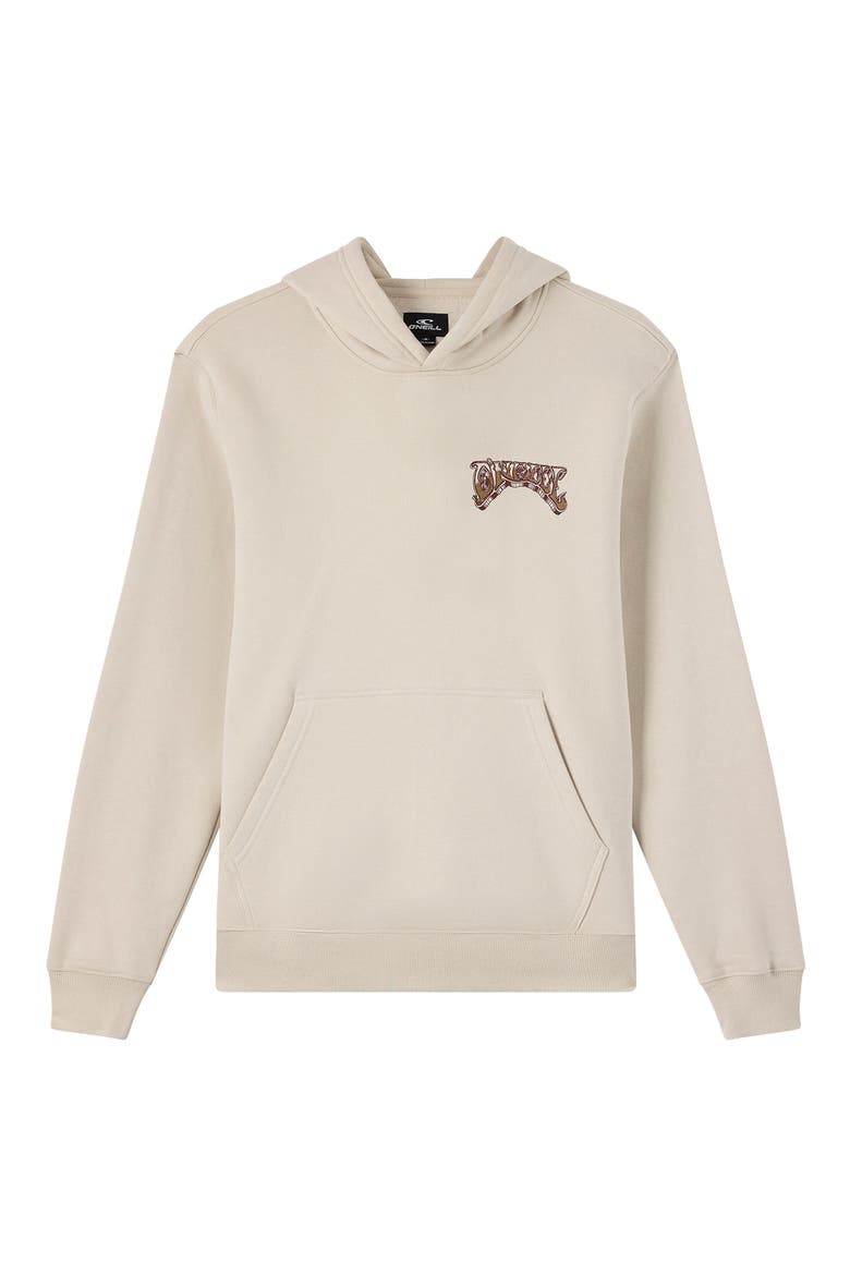 Kids' Psychd Fleece Hoodie, Main, color, LIGHT KHAKI