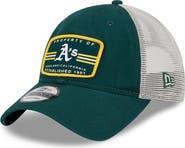 New Era Men's New Era Green Oakland Athletics Property Trucker 9TWENTY Snapback Hat