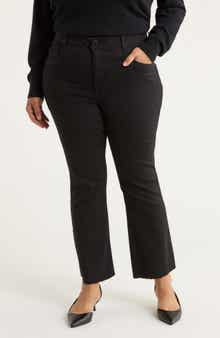 Wit & Wisdom Bennett High Waist Diamante Detail Bootcut Jeans