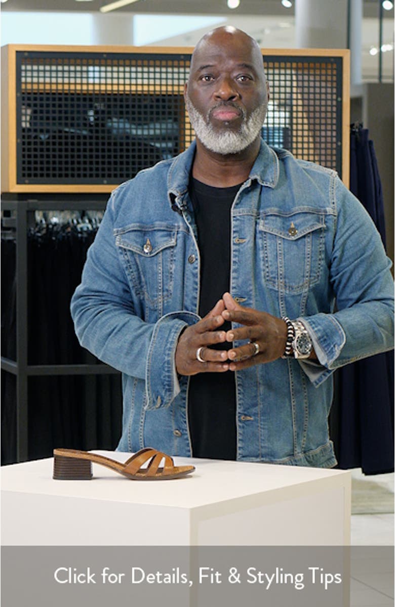 Farrin Block Heel Sandal, sales video thumbnail