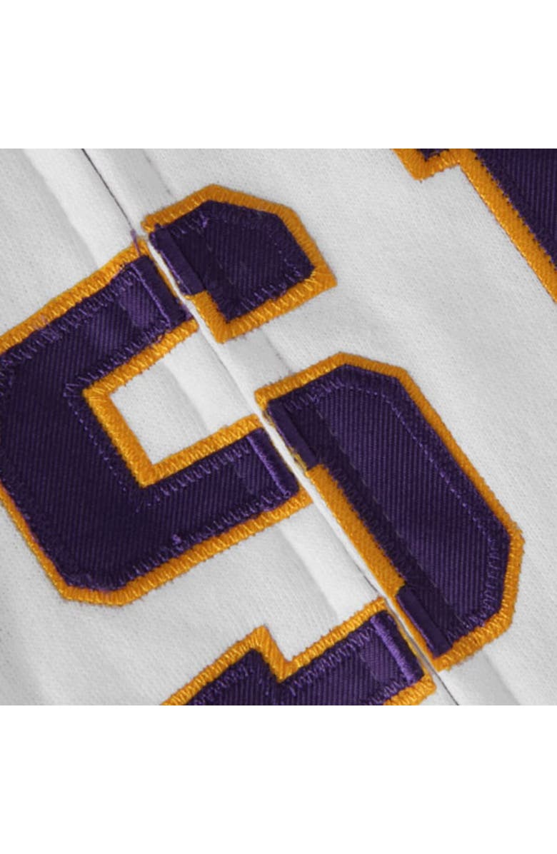 COLOSSEUM Women's Stadium Athletic White LSU Tigers Arched Name Full-Zip Hoodie, Alternate, color, White