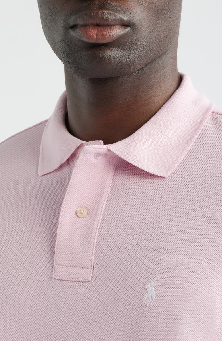 Polo Ralph Lauren Iconic Cotton Piqué Polo, Alternate, color, Garden Pink