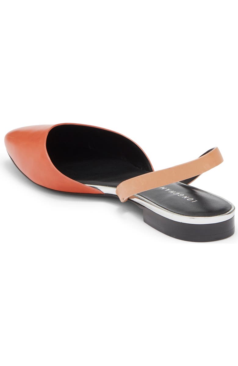 Longchamp Slingback Ballet Flat, Alternate, color, Orange