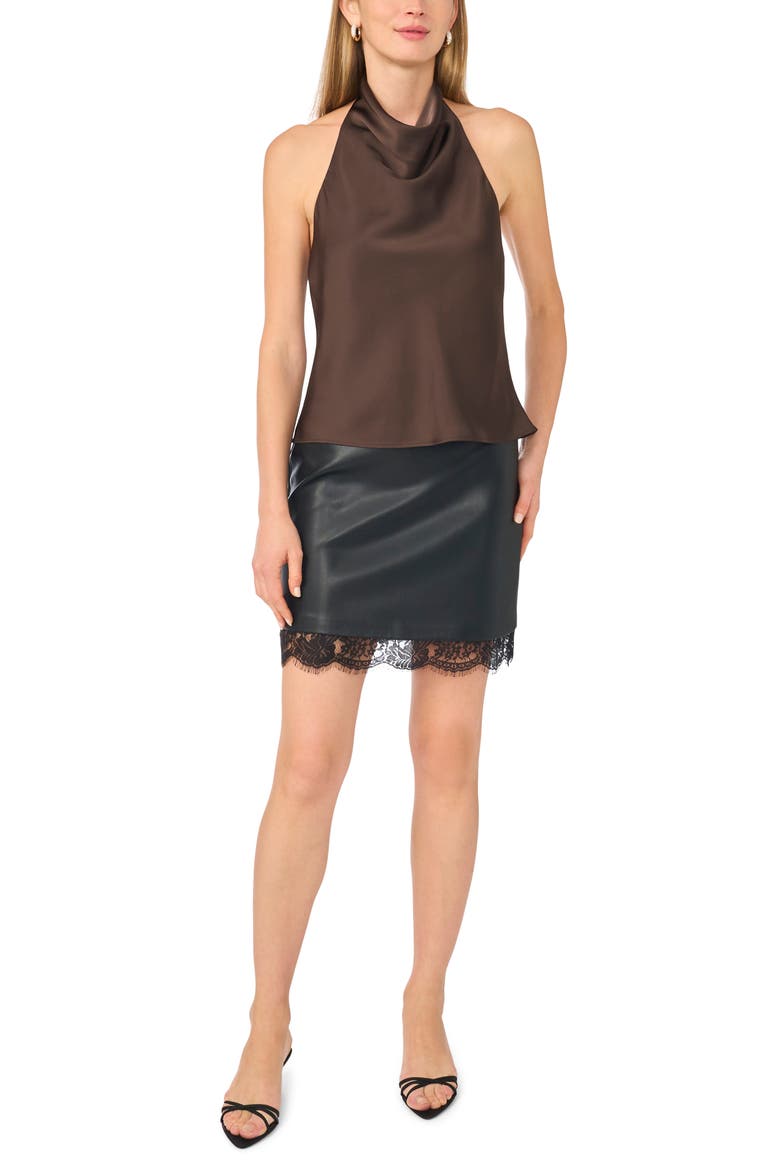 Satin Halter Top, Alternate, color, CHOCOLATE PLUM