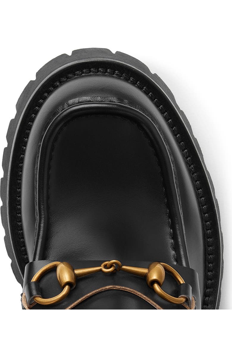 Gucci Harald Horsebit Knee High Platform Boot, Alternate, color,