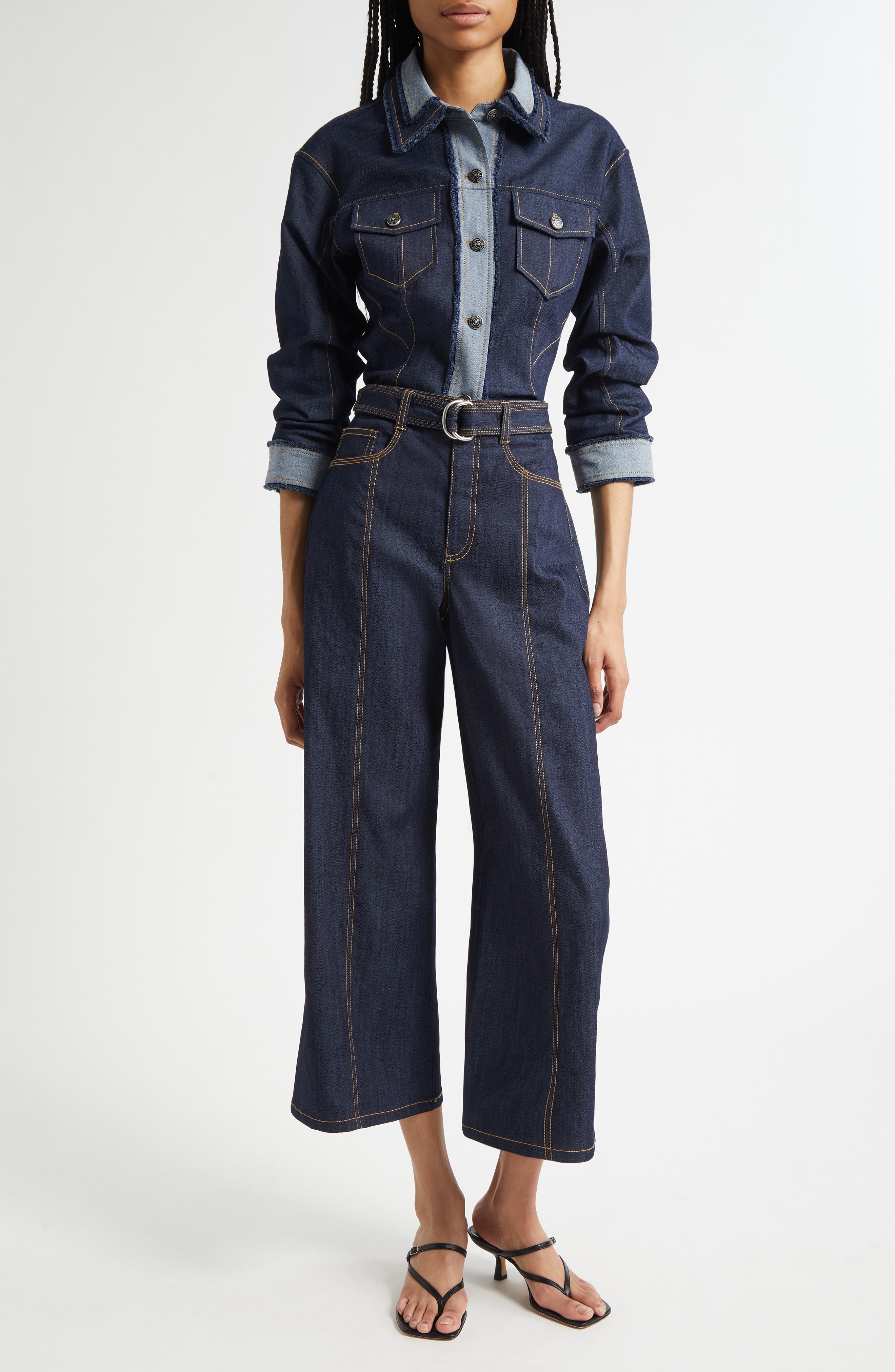 Canyon Crop Denim Jacket - image 2