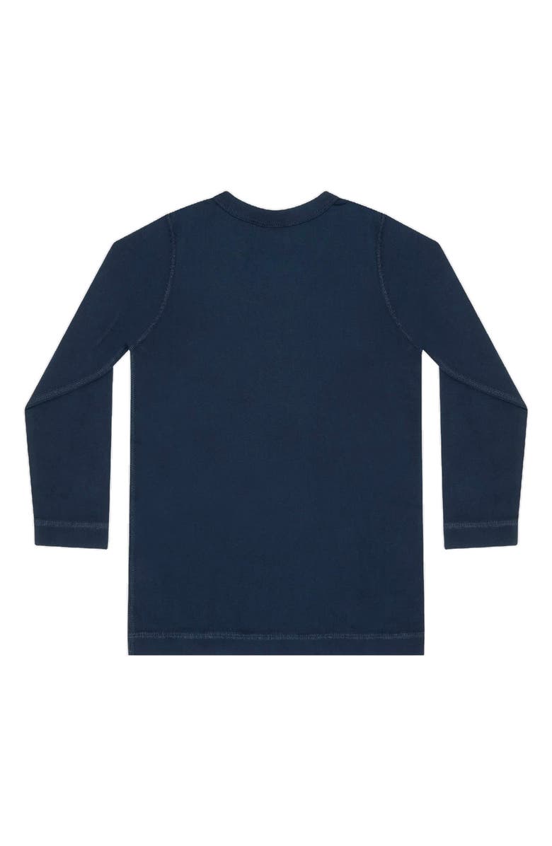Tom & Teddy Kids' Long Sleeve Rashguard, Alternate, color, Deep Blue