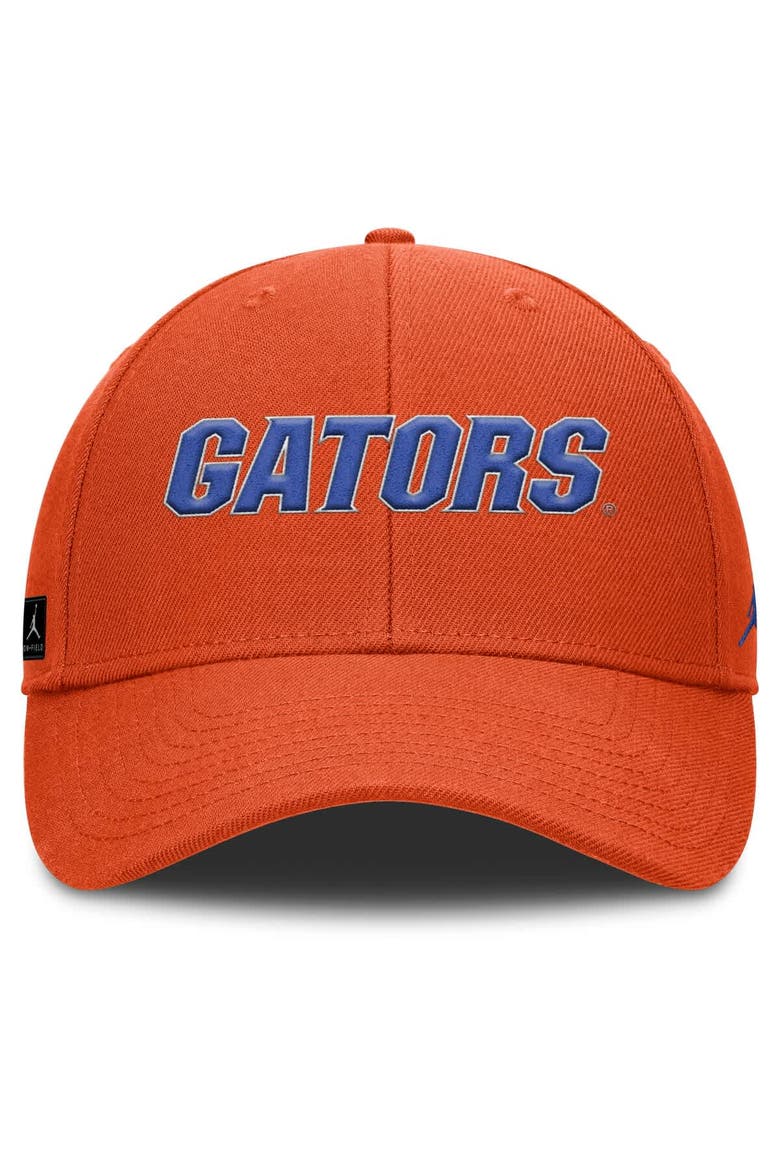 Men's Jordan Brand Orange Florida Gators 2025 On-Field Rise Performance Adjustable Hat, Alternate, color, Orange