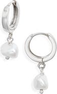 Child of Wild Josefine Freshwater Pearl Hoop Earrings