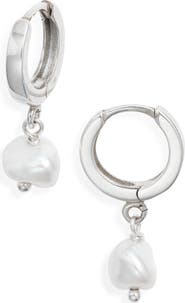Child of Wild Josefine Freshwater Pearl Hoop Earrings