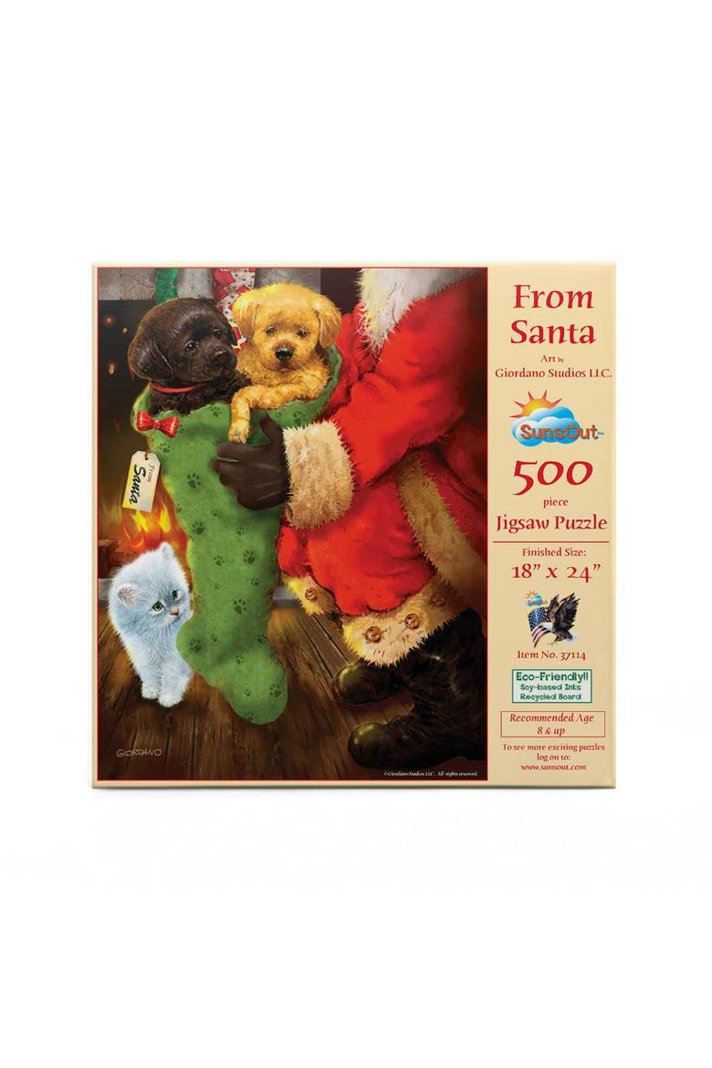 From Santa 500 piece Jigsaw Puzzle for Adults, Alternate, color, Multicolor